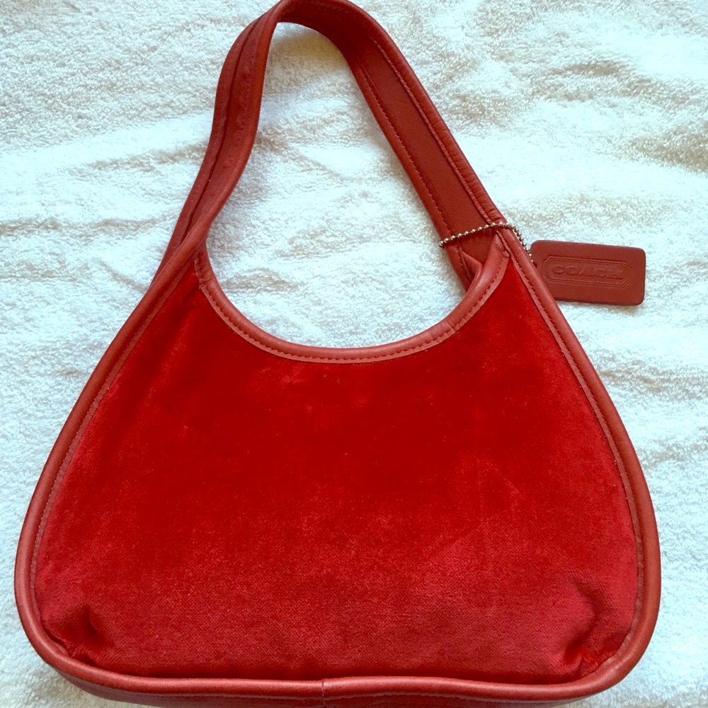 NWOT RARE VINTAGE Coach Ergo Satin Hobo